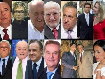 За год число испанских миллионеров уменьшилось почти на 100 тыс. человек